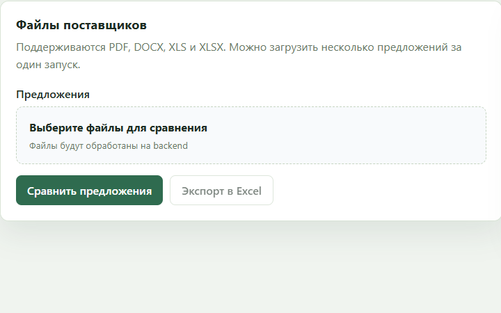 Файлы поставщиков в тендерном ассистенте